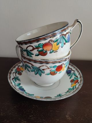 2 tazze Adderley inglesi antiche