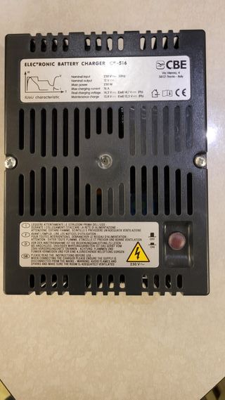 CBE CARGADOR 12V 16A PLOMO-GEL-AGM CARAVANA/CAMPER