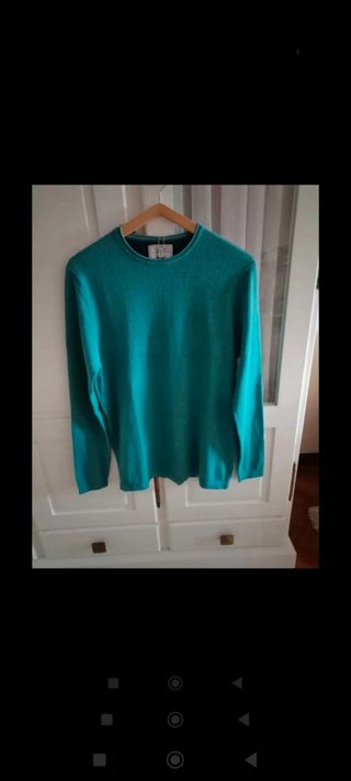 Jersey verde con coderas