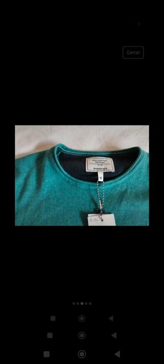 Jersey verde con coderas