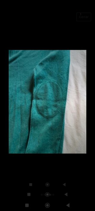 Jersey verde con coderas