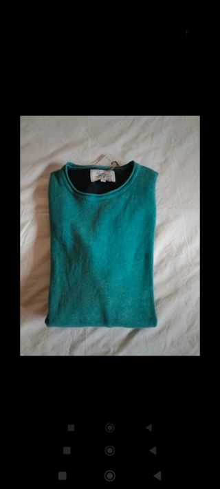 Jersey verde con coderas