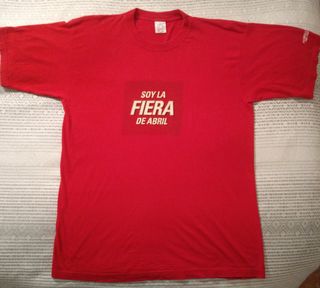 Feria de abril. La Fiera de abril camiseta algodón