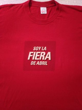 Feria de abril. La Fiera de abril camiseta algodón