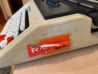 máquina de escribir 