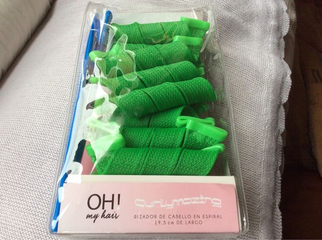 Rizador de cabello en espiral