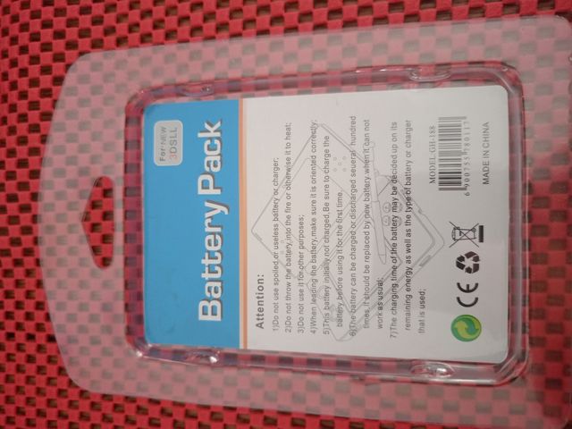 Bateria 2ds e 3ds