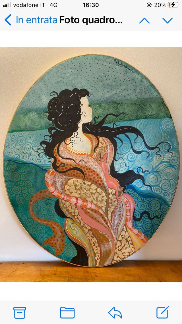 Quadro Dipinto su Tela