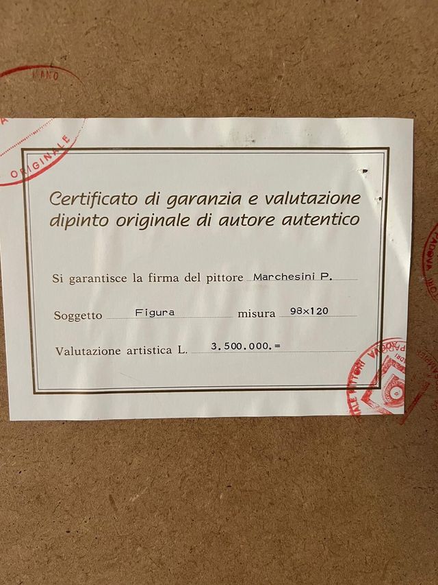 Quadro Dipinto su Tela