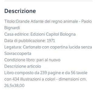 Grande Atlante del regno animale