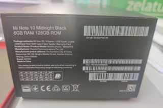 Xiaomi Mi Note 10 6/128GB Negro cámara de 108Mpx