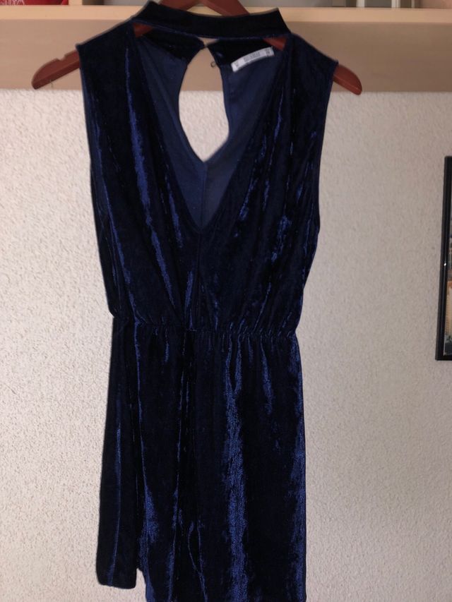 Mono terciopelo azul