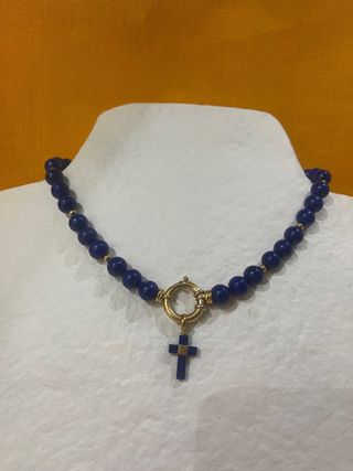 Conjunto Collar + Pendientes Piedras