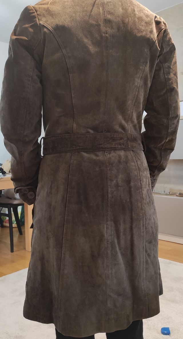 Abrigo piel porcina talla M