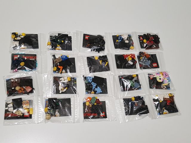 LEGO 71019 Ninjago Movie series complete 20 Minif