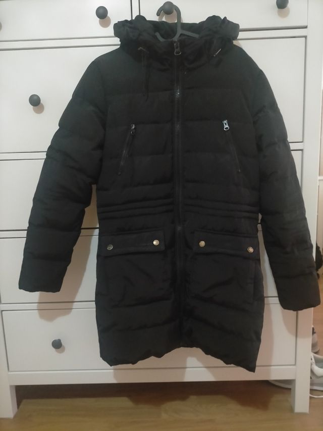 Plumas negro mujer. Talla M