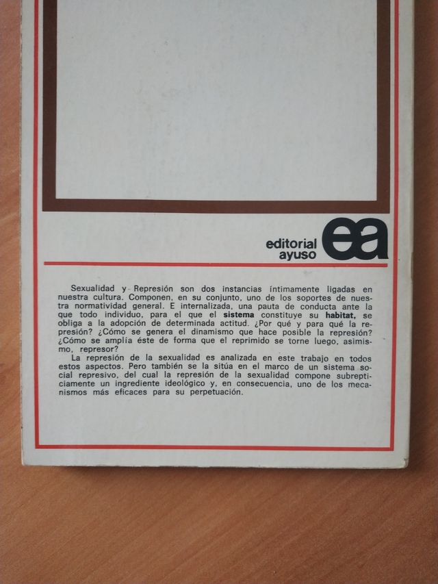 Sexualidad y represión. Del Pino