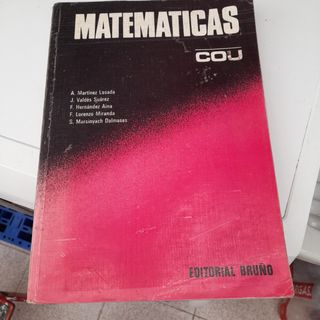 Libro matemáticas COU