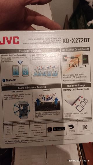 Radio USB bluetooth JVC