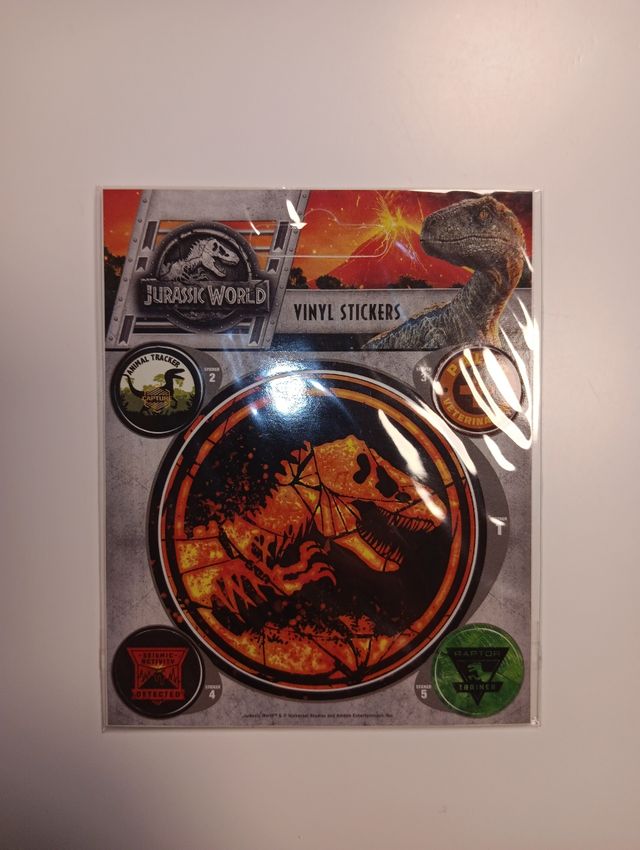 Stickers vinilicos Jurassic World