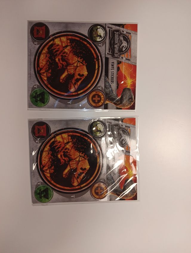 Stickers vinilicos Jurassic World