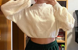 Suéter Hollister blanco