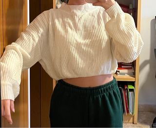 Suéter Hollister blanco