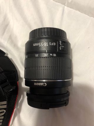 canon eos 700d + objetivo 18-55mm nueva