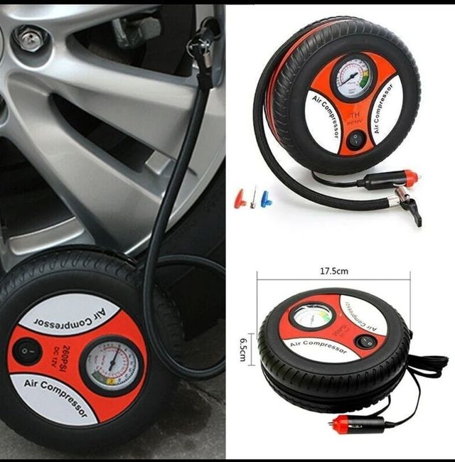 Compresor De Aire Inflador Portatil 12v🛞🚗