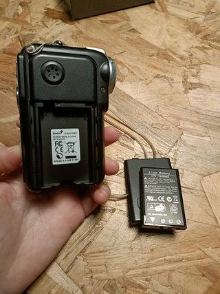 Camara digital vídeo old school.