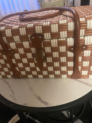 cesta de picnic vintage