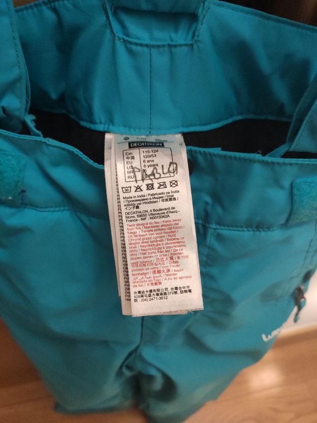 Pantalón esquí niño/niña