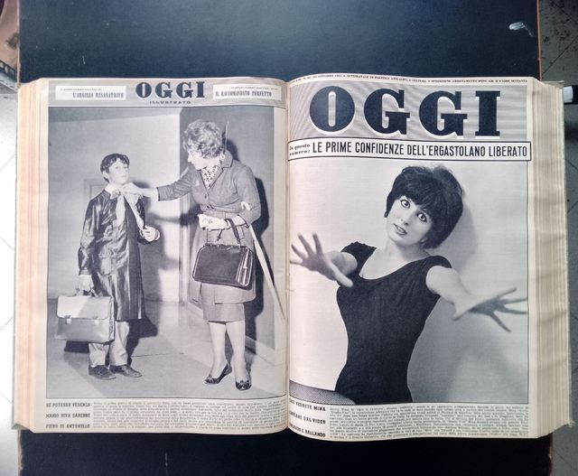 Riviste oggi anno 1961 completo