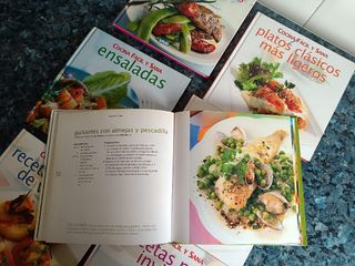 Colección de libros de cocina
