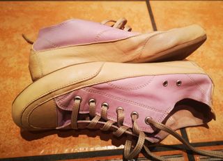 Zapatillas piel