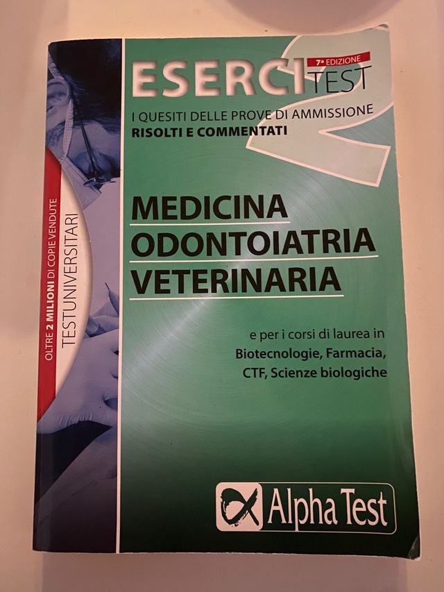 ESERCITEST MEDICINA ODONTOIATRIA VETERINARIA