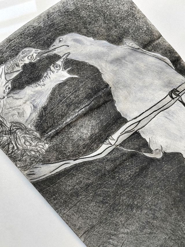 “Cannaiola”,Quadretto,Grafite,CarboncinoAcquerello