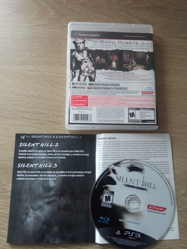Silent hill HD Collection Ps3 