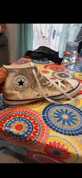 Converse originales 44 imitación piel serpiente