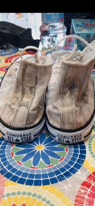 Converse originales 44 imitación piel serpiente