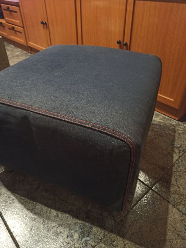 2 Puf sofá tela tejana