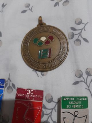 Ejército mundial olimpiadas pin medallas