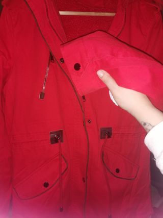 URGE !!CHAQUETA FORRO POLAR ROJO XL