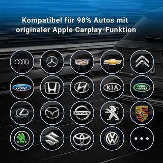 3 en 1 inalámbrico CarPlay y Android autoAdaptador