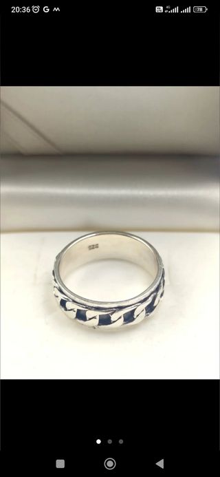 NUEVO PLATA LEY ANILLO
