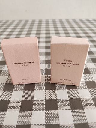 Miniaturas de perfume Narciso Rodríguez