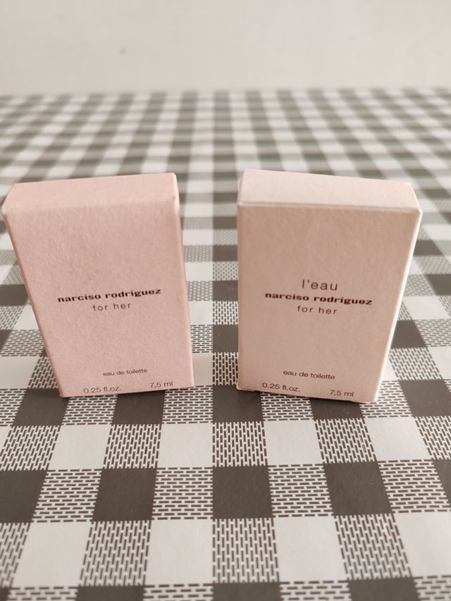 Miniaturas de perfume Narciso Rodríguez