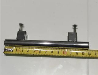 12 Tiradores de acero inoxidable