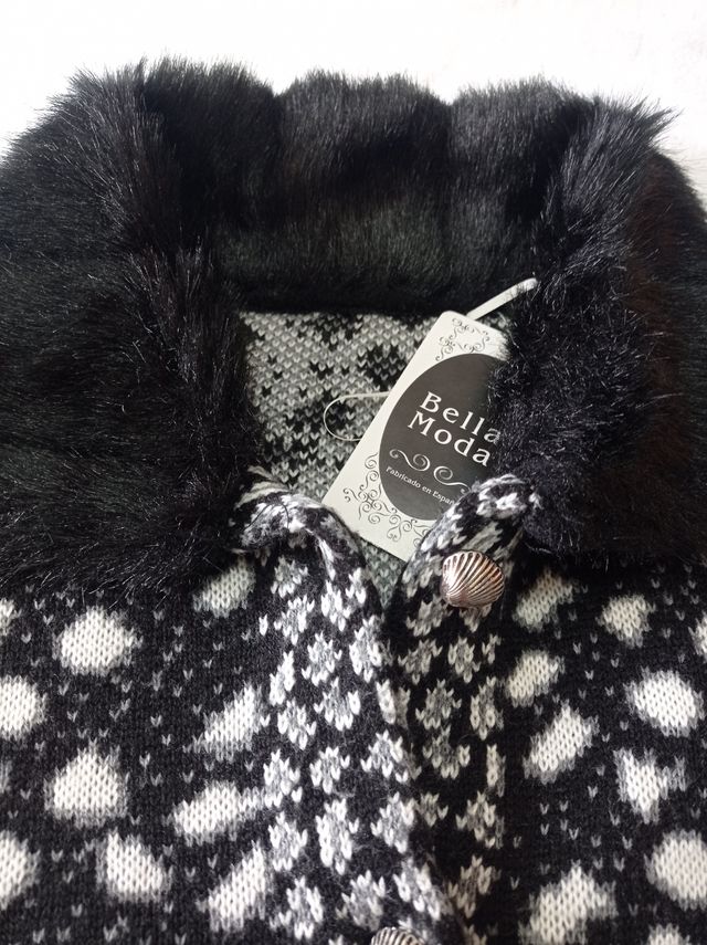 Chaqueta lana nueva mujer