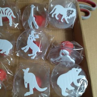 12 carimbos ( animais selvagens)